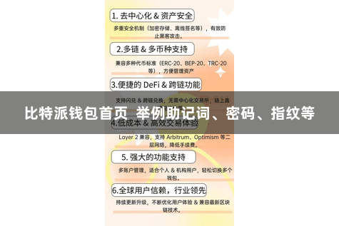 比特派钱包首页 举例助记词、密码、指纹等